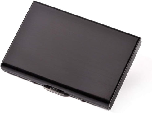EASTNIGHTS RFID Credit Card Holder, Stainless Steel Wallet for Women and Men, 5PCS Card Slots