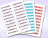 NextDayLabels 4” x 1" Rectangular Sticker Labels for Printer, White Laser/Inkjet Printer Labels, 500 Labels