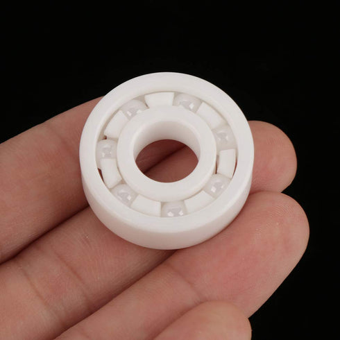 6000 2RS 10x26x8mm Ceramic Ball Bearing - Hilitand High Precision Full Ceramic ZrO2 Bearing