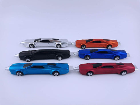 The New 6PCS Sports Car Pens, Ballpoint Funny Pens for Kids, Novelty Cute Cool School Supplies Racing Car Gifts