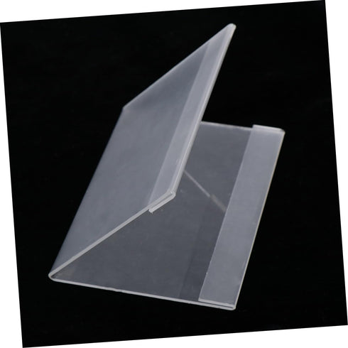 LALAFINA Acrylic Double-sided Seat Card Display Card for Acrylic Table Change Lightweight Practical Design Suitable