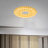 7.12 Inch PRETYZOOM Ceiling Medallion Round Decorative Plate for Lighting Fixtures European Style Realistic Plaster
