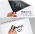 Magnetic Whiteboard for Fridge, 16.54x11.81'' Dry Erase Board with 3 Markers, Great Wipeable Board for Home