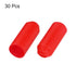 MECCANIXITY 30Pcs Heat Shrink End Cap 18mm ID x 45mm L, 3:1 Ratio Waterproof Adhesive for Electrical Wire