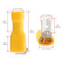 Yellow Piggyback Spade Crimp Terminal Connector 0.5-6.0mm², 22-10 AWG, 25PCS
