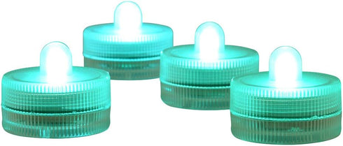 12 Pack Halloween Submersible LED Lights, Battery Powered Waterproof Tea Light for Events, Wedding Centerpieces, Home
