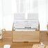 YARNOW Wood File Organizer with 7 Adjustable Dividers, Document Letter Mail Tray for Office Storage
