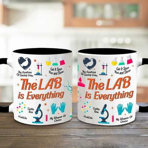 Lab Tech Gifts Funny - Ceramic Mug 11oz, Lab Week Gifts for Laboratory Workers, Medical Laboratory Science Gifts For Women Men, Lab Technician Coffee Cups For Birthday Christmas by MEDROC