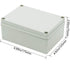 Zulkit Junction Box ABS Plastic Dustproof Waterproof IP67 Junction Boxes for DIY Electronic Projects