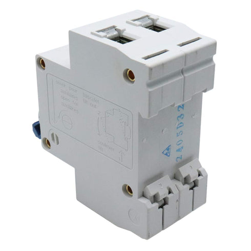 32 Amp Dual-Pole Circuit Breaker Switch, Din Rail Mounted Home Use Circuit Breaker for Household Appliance Circuit Security Protection (DZ47-63 C32)