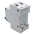 32 Amp Dual-Pole Circuit Breaker Switch, Din Rail Mounted Home Use Circuit Breaker for Household Appliance Circuit Security Protection (DZ47-63 C32)