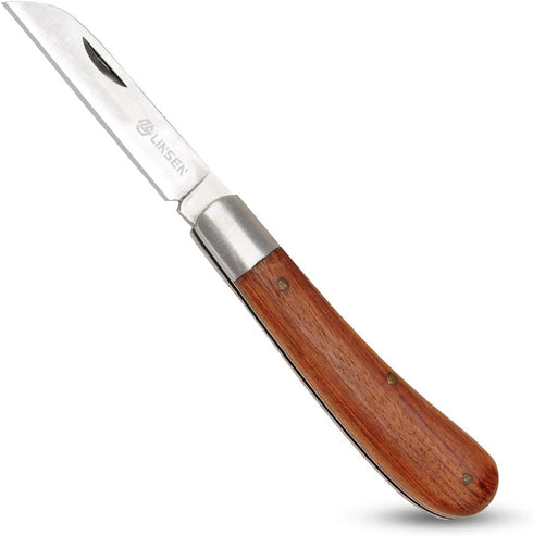 Folding Pocket Knife for Grafting, Stainless Steel Pruning Knife, Multi Cutting Tool, Budding Knife, Weed Bushes