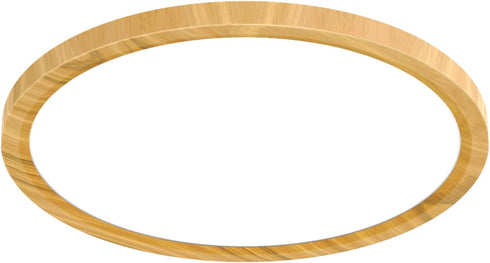 libtit 12Inch 28W Wood LED Flush Mount Ceiling Light, 3200lm Brightness, Adjustable