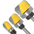 1/4 Inch Bit,3Pcs Set ASNOMY Shank Bowl and Tray Router Cove Juice Groove Router Bit with Ball Bearing Dish Carving