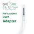 21Ga 3/4", 12'' 100 Sets, 5052 ONE-CARE x Lab Dispensing Accessories for Measuring, Butterfly, Tube. Hldr, Ergo-Shield
