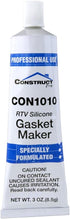 100% RTV Clear Silicone Sealant, 3oz Tube