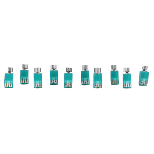 Micro Vibration Motor, Mini Electric Low Noise 5400RPM Motors, ABS Shell 4x8mm for DIY Toys and Electronic Equipment