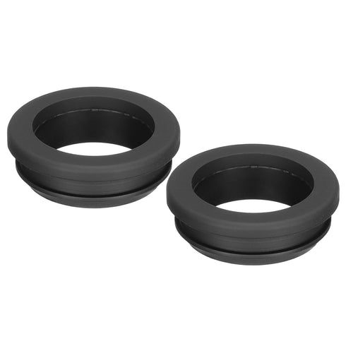 MECCANIXITY 2Pcs Snap Rubber Grommet Plug Mount, Dia 34.6mm ID 28.5mm Seal for Electrical Box Cable Pipe