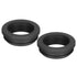 MECCANIXITY 2Pcs Snap Rubber Grommet Plug Mount, Dia 34.6mm ID 28.5mm Seal for Electrical Box Cable Pipe