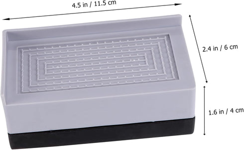 Lurrose Bed Padding Block Furniture Accessory Heightening Foot Pad Bed Riser Non-Slip Plastic for Tables Chairs Sofas