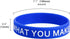 Motivational Quote Rubber Wristbands - Colored Inspirational Silicone Bracelets for Men, Women, Teens, 20 Styles