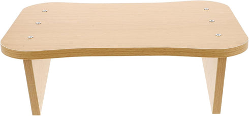 Wooden Footstool for Nursing Office and Home Use Slant Design Foot Rest