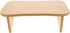 Wooden Footstool for Nursing Office and Home Use Slant Design Foot Rest