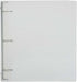 JAM PAPER Plastic 1.5 inch Binder, Clear 3 Ring Binder, Sold Individually