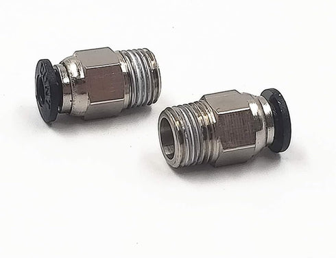 PC4-M10 Male Straight Push In Quick Fitting Connector for E3D-V6 Long-Distance Bowden Extruder 3D Printer (Pack of 10).