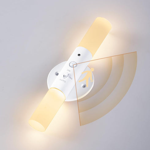 LED Motion Sensor Lights Battery Operated Wall Sconces Rechargeable Wireless Picture Art
