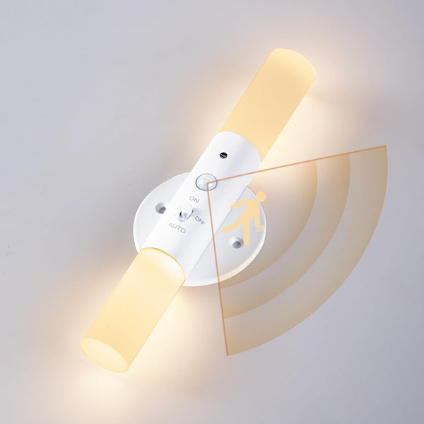 LED Motion Sensor Lights Battery Operated Wall Sconces Rechargeable Wireless Picture Art