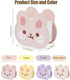 Kawaii Cute Bear Bunny Acrylic Pen Pencil Brush Holder, Desktop Organizer Decoration for Kids Office Makeup Storage