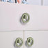 8 pcs Orange Colorful Bedside Table Pull Wardrobe Door, Children's Room Handle