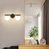 2 New Bathroom Vanity Light Fixtures Brushed Black Milk White Globe Glass Shade Modern Wall Bar Sconce Over Mirror
