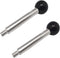 NGe 2pcs Machine Tool Handle with Ball Knob, Threaded Revolving Handle for Machine Tool Accessory