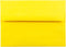 JAM PAPER A6 Colored Invitation Envelopes, 4 3/4 x 6 1/2, Yellow Recycled, 50/Pack