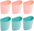 Alipis 6 Pack Hanging Cup Holder, Rolling Cart Accessories Utility Cart Storage