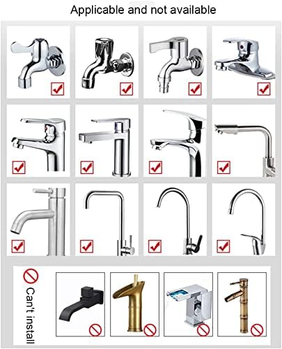 CUTMG Set, Generic Basin Handheld Shower Sink Hose Faucet Sprayer Attachment, with Stop Water-saving Function For Hair