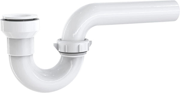 Keeney 400IPK Insta-Plumb Fit P Trap 1-1/2 in., Push to Install and Press to Release, White