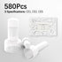GAOHUI 580 Pcs Closed End Crimp Connectors, 22-16/16-14/12-10 AWG Gauge Wire Cap Terminal Connectors Kit