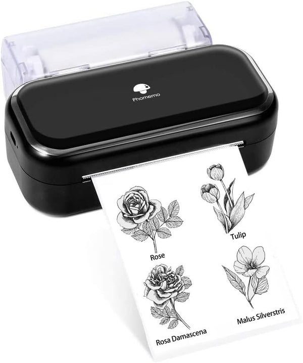 Phomemo M03 Notes Printer, 2024 Upgrade Portable Printer for 2 Inch and 3 Inch Width Thermal Paper, Bluetooth Wireless