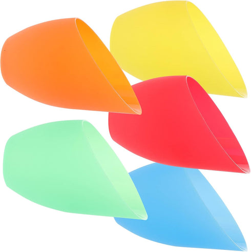 Yellow Decor 5 Pcs Lamp Shade Plastic Lampshade for Table Lamp and