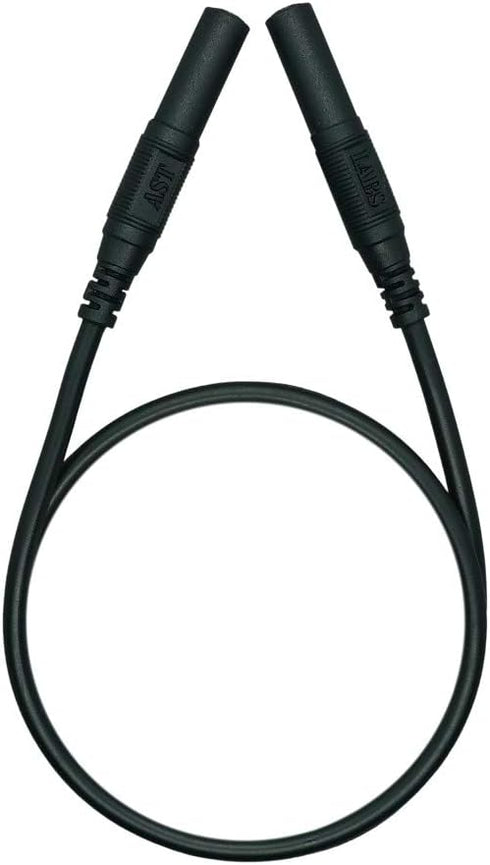AST Labs 120 inch Test Lead Extension Cable, Banana Plug 4 mm Straight-Straight, Black, Red, Green, Yellow, Blue