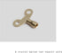 4PCS Square Hole Tone Tap Faucet Key Knob, 6mm Gold Plumbing Faucet Special Lock Plumbers Tool