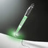 Penyeah Light Up Ballpoint Pens, Black Ink (0.7mm) for Dark Writing, Pack of 4 in White/Red/Green/Blue for Events
