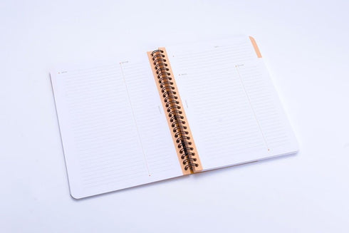 Rhodia Meeting Books, 8.85 x 11.69 Inches, Pack of 2, Black and Orange