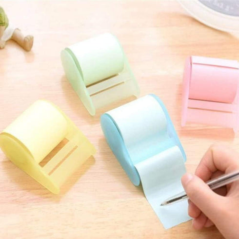 Full Adhesive Roll Sticky Notes, Self-Stick Notes, Width x Length 2 x 300 Inches, 4 Rolls/Pack (Four Colors with