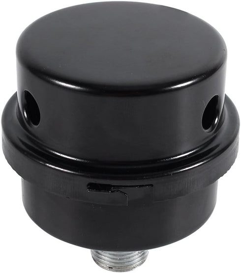 3/8" Central Pneumatic Compressor Parts Air Compressor Silencer Black Iron Intake Filter