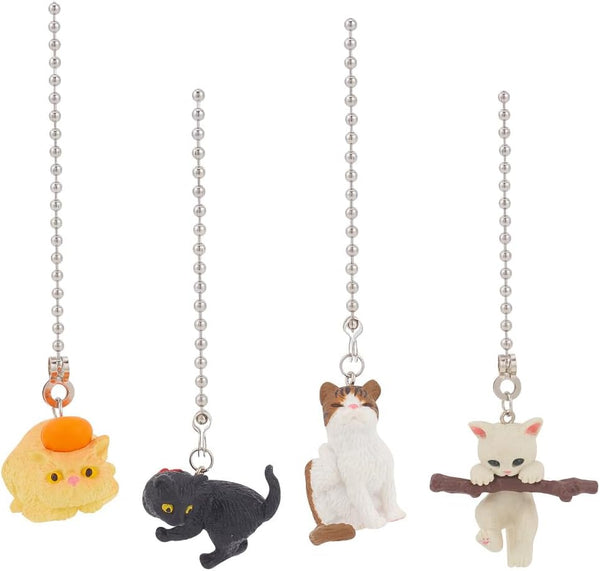 4pcs Cat Ceiling Fan Pull Chain 4 Styles Cute Cat Fan Pull