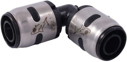SharkBite 1/2 Inch EvoPEX 90 Degree Elbow, Pack of 6, Push to Connect Plumbing Fitting, PEX